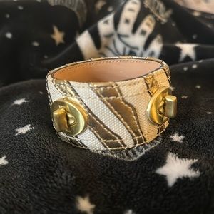 Vintage Coach turnlock bracelet